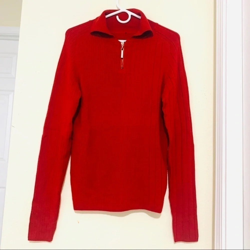 VERSUS•maroon polo sweater size S